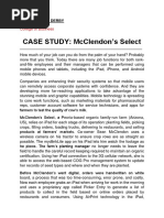 4LO504 - KED Exam Case Study 2016