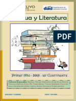 Cuadernillo de Nivelacion Lengua y Literatura 1 Ano 20191 PDF