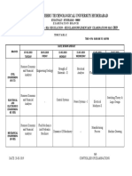 B.tech 2-2 R16 Timetable