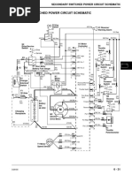 Secondary Switched Power Circuit Schematic: Electrical System