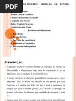 Experiencia 1- Uso de Multimetro-Medicao de Corrente Electrica