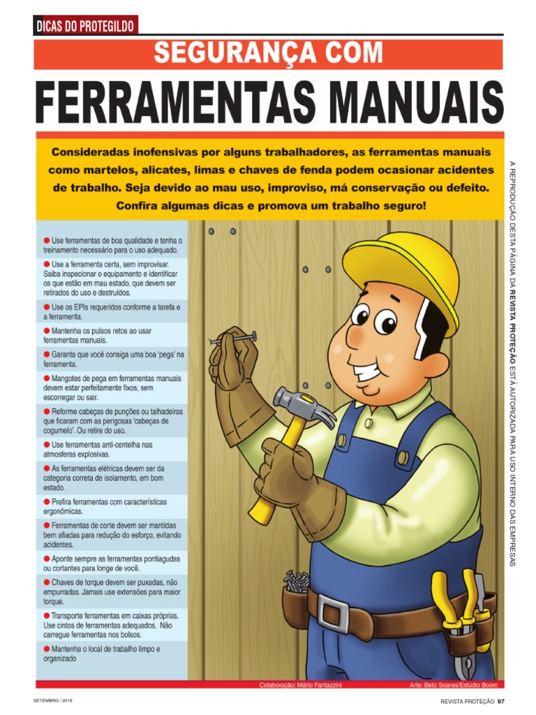Segurança no Uso de Ferramentas Manuais | PDF