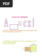 Área Do Retângulo