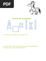 A Área Do Quadrado