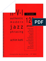 II-V-I Authentic Modern Jazz Phrasing - 120 Licks PDF
