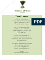 Two Prayers - Sheaves of Grain - 57