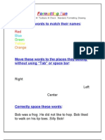 Formatting A Word Document Karol Vazquez Cosme