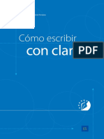 Como Escribir Con Claridad