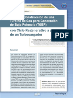 Dialnet DisenoYConstruccionDeUnaTurbinaDeGasParaGeneracion 5682945 PDF