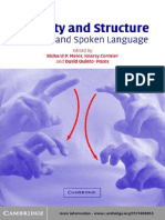 Quinto Pozos Cormier - Modality and Structure Is Spoken and Signed Languages PDF