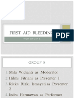 First Aid Bleeding Wound