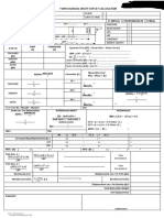 Form Manual Draft Survey Calculation