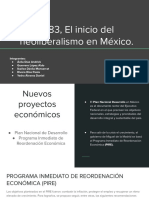 1983, El Inicio Del Neoliberalismo en México.