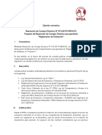 Opinión legal de la SPDA sobre el Proyecto de Reglamento de Evaluación del OEFA 