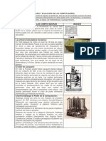 Historia y Evolucion de Los Computadores