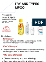 Chemistry of Shampoos