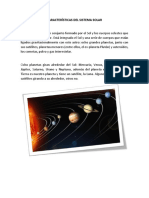 Características Del Sistema Solar