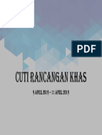 Cuti Rancangan Khas