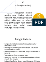 K+(Kalium) tugas biomedik