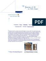 Journey of KM in Tata Steel