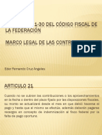 Artículos 21-30 Del Código Fiscal de La Federación