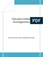 Guía para Realizar Investigaciones