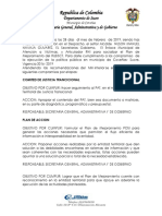 Cumplimiento Al Plan de Mejoramiento Rusicst Segundo Semestre 2018