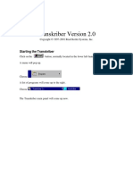 Transkriber Manual PDF