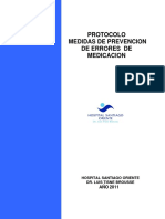 Protocolo Medidas de Prevencion de Errores de Medicacion 2011 PDF