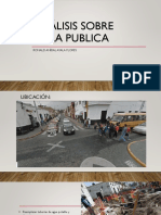 Análisis Sobre Obra Publica: Ronald Aníbal Ayala Flores