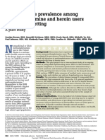Dental Disease Prevalence Among Methamphetamine and Heroin Users in An Urban Setting