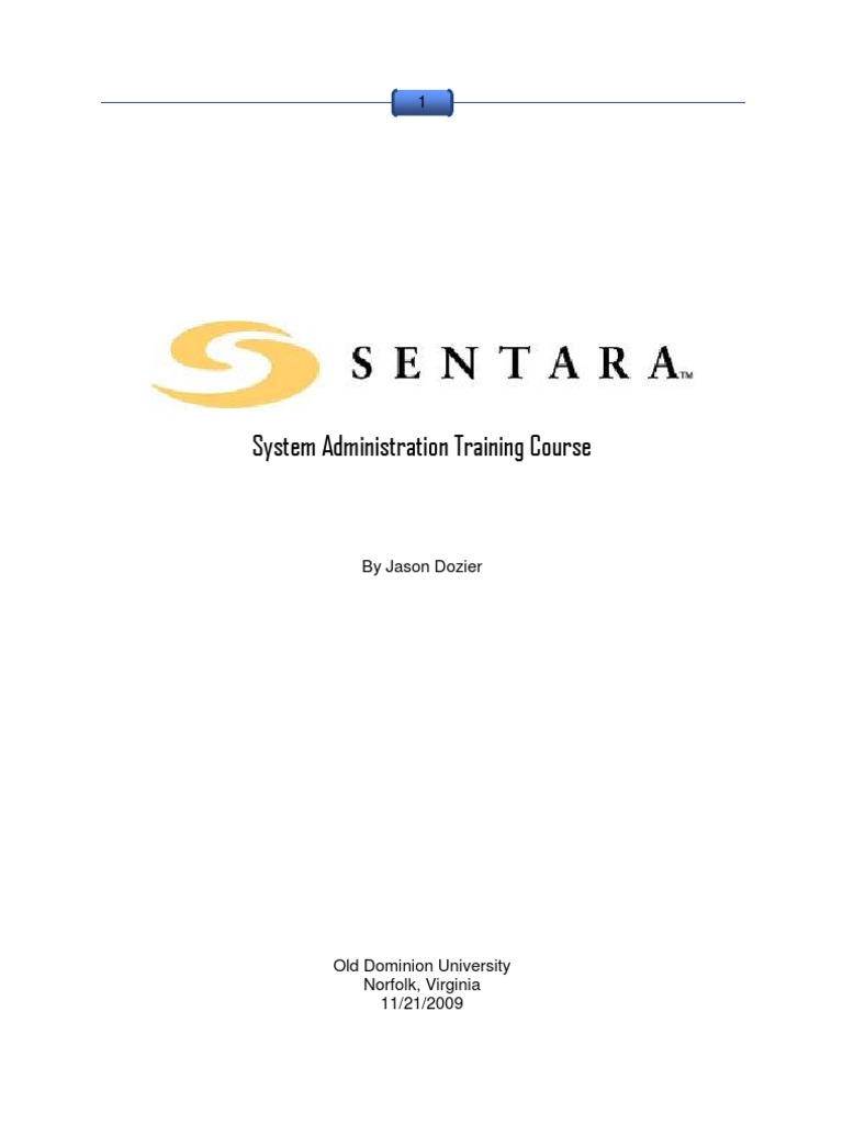 System Administration Training Overview | PDF | Backup | Active Directory