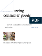 FMCG: Fast-Moving Consumer Goods