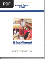 Gul Ahmed Annual Report 2007