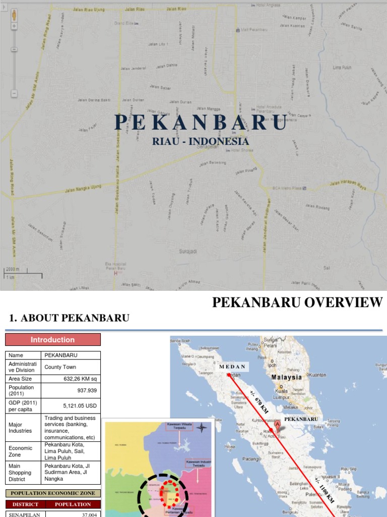 Pekanbaru City Overview and Cinema Insights | PDF | Retailing | Economies