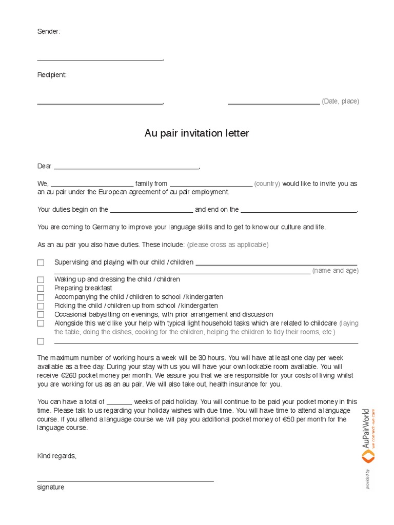 Invitation Letter Germany English-052018 PDF | PDF