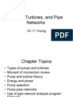 Pumps, Turbines, and Pipe Networks: CH 11 Young