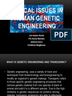 Ethical Issues in Human Genetic Engineering: Jan Kaizan Novis Pia Grace Manosa Adriane Forro Kristhom Magbanua