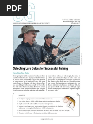Selecting Lure Colors for Successful Fishing