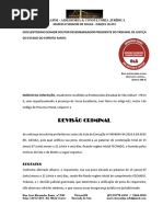 Revisão Criminal Márcio