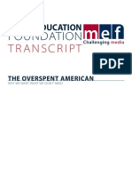 The Overspent American Transcript