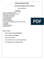 Revit Architecture We Provided Practical Training in