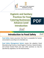 Hygienic and Sanitary Practices For Food Catering Businesses - Advance Level