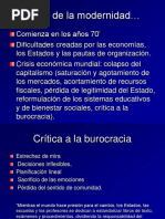 Modernidad y Posmedernidad
