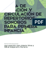 BECA DE CREACIÓN Y CIRCULACIÓN DE REPERTORIOS SONOROS PARA PRIMERA INFANCIA