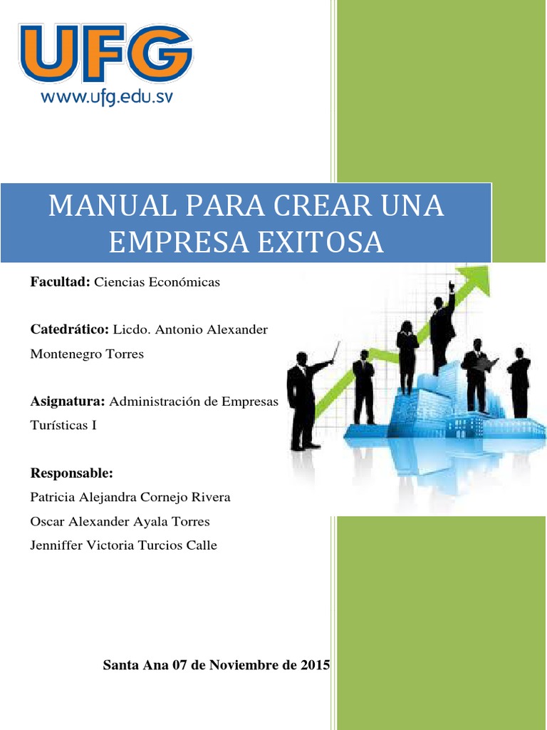 Manual para Crear una Empresa Exitosa | PDF | Iniciativa empresarial ...