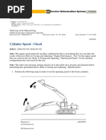 Cylinder Speed Check