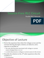 Source-Free Parallel RLC Circuit
