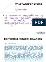 Distributive Network Relations: Learning Objectives