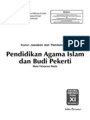 10+ Kunci jawaban pendidikan agama islam kelas xi semester 2 information